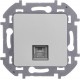 Inspiria Алюминий Розетка телефонная RJ11 С/У без рамки  673822  Legrand