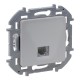 Inspiria Алюминий Розетка телефонная RJ11 С/У без рамки  673822  Legrand