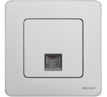 Inspiria Алюминий Розетка телефонная RJ11 С/У без рамки  673822  Legrand