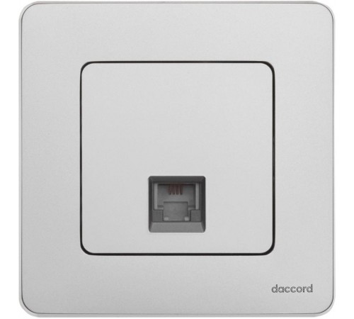Inspiria Алюминий Розетка телефонная RJ11 С/У без рамки  673822  Legrand
