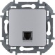 Inspiria Алюминий Розетка телефонная RJ11 С/У без рамки  673822  Legrand