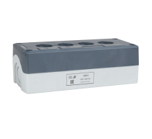 Корпус кнопочного поста OptiSignal D22 A5-BD-4 4 отв XALD04  362259  КЭАЗ