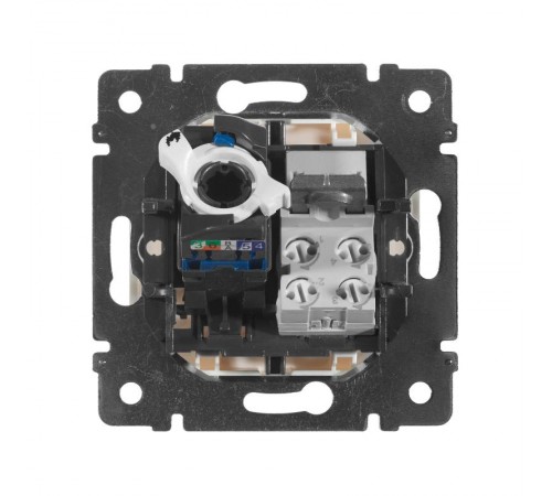 Valena Белый Розетка двойная комп.(RJ45) 1-ая 5 кат UTP + ТЛФ 1-ая (RJ11)  770080  Legrand