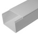 Кабель-канал серый RAL 7035 80х60 (18м/уп) 2-й замок в п/э   PR03.0080  ПРОМРУКАВ
