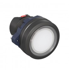 Головка кнопки плоская прозрачная с  фиксацией, белая  M22P-FLLWP  DKC