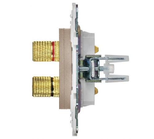 SKANDY Аудиорозетка 4-местная SK-A01Sa песочный  SK-S40-K98  IEK