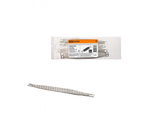 Проводник заземления плоский луженый ПЗ 10-300 (5 шт. упак) ТDM  SQ0839-0003  TDM