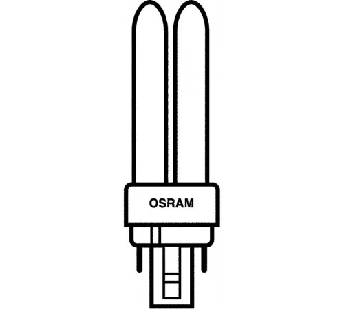 Лампа энергосберегающая КЛЛ 13Вт G24q-1 830 U образная DULUX D/E  4050300389059  Osram