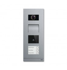 Станция вызова, видео, 3 кл., со считывателем карт доступа, сталь  8300-0-0443   2CKA008300A0443  ABB