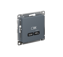 AtlasDesign Грифель USB Розетка тип-C 65W высокоскоростной заряд QC PD  ATN000727  SE