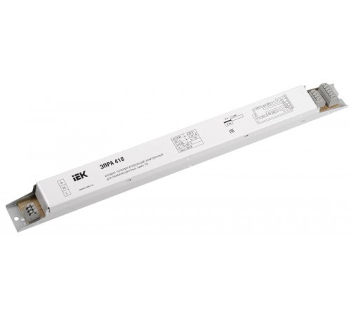 ЭПРА 418 для линейных ЛЛ Т8  LLV418D-EBFL-4-18  IEK