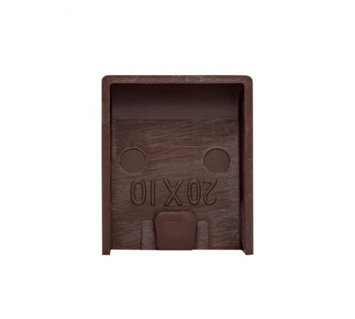 Заглушка (20х10) (4 шт) Plast EKF PROxima  под темное дерево    ecd-20-10x4   EKF 