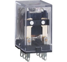 Реле промежуточное JZX-22F(D) 2 конт. с инд. LED 5А 220В AC  285285  CHINT