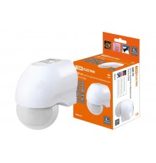 Датчик движения ДДС-03 1100Вт, 5-480с, 10м, 5+Лк, 180гр, IP44,  SQ0324-0008  TDM