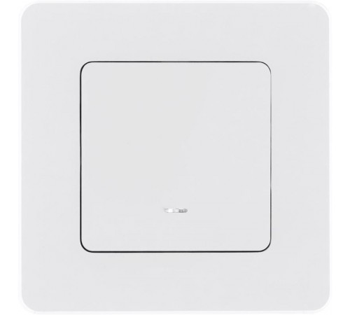 Inspiria Белый Выключатель 1-клавишный с подсветкой С/У без рамки  673610  Legrand