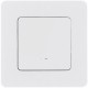 Inspiria Белый Выключатель 1-клавишный с подсветкой С/У без рамки  673610  Legrand