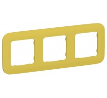 FLITE Artistic Рамка 3-ая РУ-3-А-ФлЖК желтый карри  FI-M32-31-20-K44  IEK