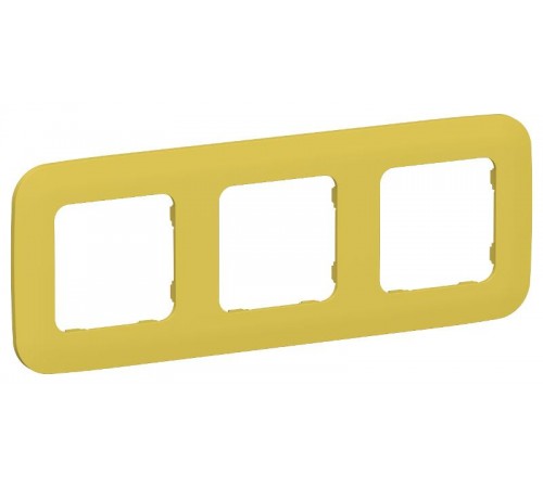FLITE Artistic Рамка 3-ая РУ-3-А-ФлЖК желтый карри  FI-M32-31-20-K44  IEK