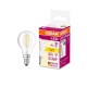 Лампа светодиодная филаментная LED STAR Classic P 4W, прозрачная колба, Е14 LEDSCLP40 4W/827 230V FIL E14 FS1  4058075068377  Osram