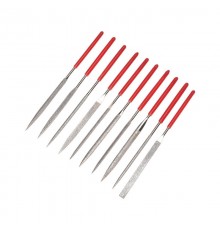 Набор надфилей алмазных 140х70х3мм, 10 шт.  KR-12-4115  Kranz