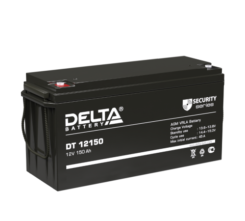 Аккумуляторная батарея ОПС серии DT 12150 12В/150Ач  DT 12150  DELTA