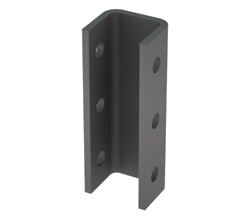 Крепление для страт-профиля 41х41 мм приварное БП  KPP41-41 БП  КМ-профиль