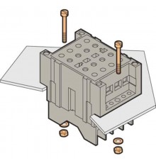Блок TF-D-VA Клеммный для цепей напряжения, не размыкаемый, полуутопленный монтаж, зажим под болт  1SNA166746R0100  TE