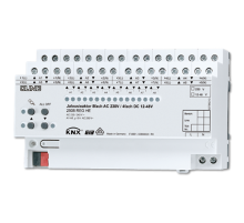 Актуатор жалюзи 8 групп AC 110 - 230 В, 4 группы DC 12 - 48 В, монтаж на DIN-рейку, 8 модулей; KNX  2508REGHE  Jung