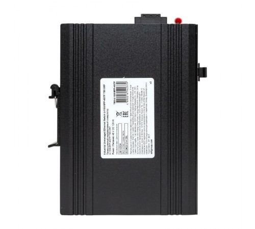 Промышленный неуправляемый коммутатор U-1GX/SFP-4GTP, 1 порт 1000Base-X SFP, 4 порта 10/100/1000Base-T(X) RJ45 c PoE, монтаж на динрейку TSX TSX-U-1G