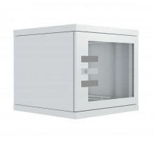Шкаф настенный WZ-7240-20-A5-011-BNP (19"),с.Z-BOX,18U,899x600х600мм,со стек.дв.,с откр.стенками,без накл.на дв.,сер.(RAL 7035)собр.  416868  Zpas
