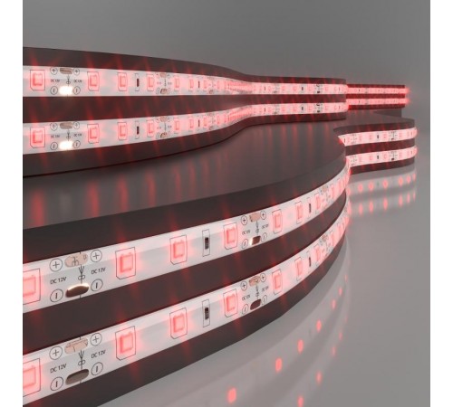 Лента светодиодная 60Led 4,8W IP65 красный 2835 12V 5 м в упак  a040998  Elektrostandard