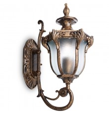 Светильник садово-парковый PL4041 60W 230V E27 270*175*410мм черное золото (на стену вверх)  11421  FERON