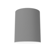 Светодиодный светильник DL-Roll накладной 24 Вт 4000 К 140х190 мм RAL7045 серый муар с рассеивателем опал DALI  V1-R0-70137-20D01-2002440  VARTON