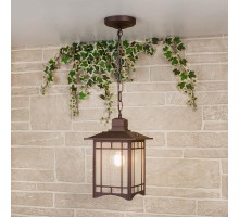 Светильник садово-парковый Vela H кофейное золото (GL 1019H) подвесной  a043649  Elektrostandard