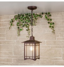 Светильник садово-парковый Vela H кофейное золото (GL 1019H) подвесной  a043649  Elektrostandard
