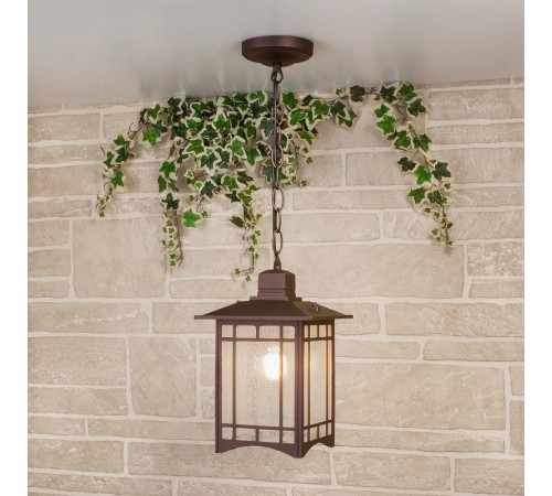 Светильник садово-парковый Vela H кофейное золото (GL 1019H) подвесной  a043649  Elektrostandard