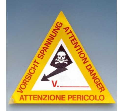 Предупреждающая табличка 120мм  ZTA002  DKC