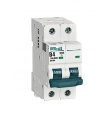 Выключатель автоматический 2P 4A х-ка B ВА-105 10кА  13114DEK  DEKraft