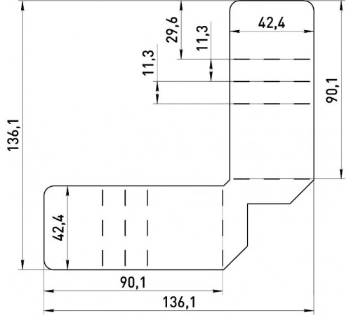 Подвесное крепление SPL-FIX4 для потолков Грильято серии SPL-540 4 шт  Б0055407  ЭРА