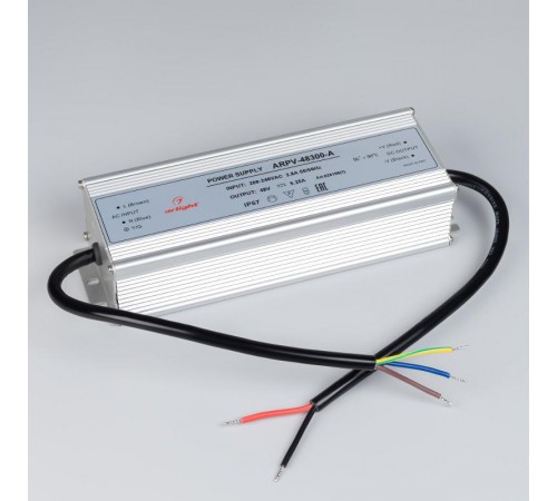 Блок питания ARPV-48300-A (48V, 6.25A, 300W) (Arlight, IP67 Металл, 3 года)  028198(1)  Arlight
