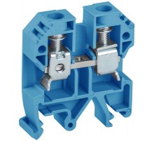 Клемма винтовая КВИ-10мм2 синяя  YZN30-010-K07  IEK