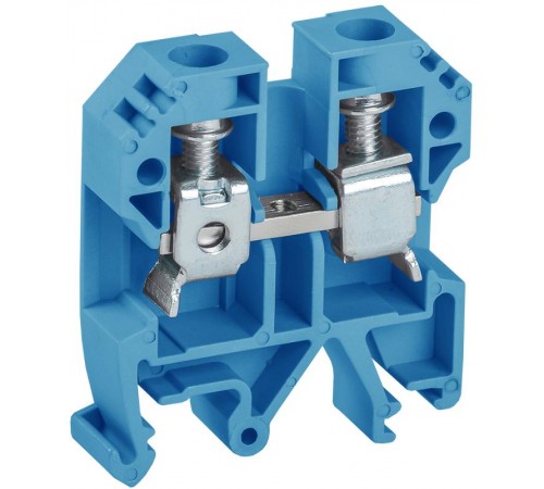 Клемма винтовая КВИ-10мм2 синяя  YZN30-010-K07  IEK