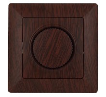 Светорегулятор Intro Solo 4-401-10 поворотный, 600Вт 230В, IP20, СУ, венге  Б0053711  Intro