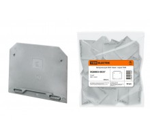 Заглушка для ЗНИ-16мм2 серая   SQ0803-0037  TDM