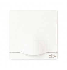 Simon 82 Накладка с крышкой с защитными шторками для двухполюсной розетки с заземляющим контактом, S82, S82N,  82090-30  Simon