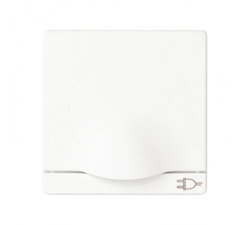 Simon 82 Накладка с крышкой с защитными шторками для двухполюсной розетки с заземляющим контактом, S82, S82N,  82090-30  Simon