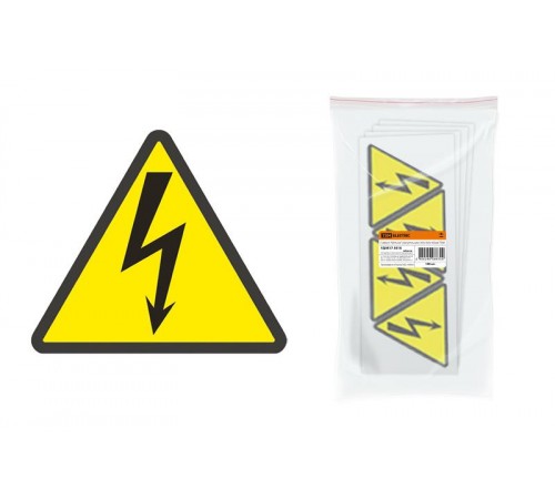 Символ "Молния" (треугольник) 160х160х160мм   SQ0817-0018  TDM