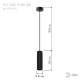 Светильник подвесной подсветка PL1 COB- 10 BK 300 LED COB, 10W, D80*300мм, черный  Б0041505  ЭРА