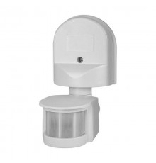 Датчик движения инфракрасный ДД 008 1200Вт 180 гр.12м IP44 белый  4690612033839  IN HOME