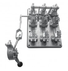 Разъединитель-предохранитель РПС-2 250А левый привод, без ППН EKF Basic  rps-r-250l  EKF